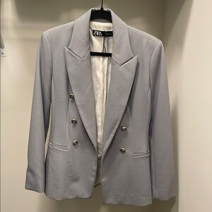 Zara Double-Breasted Blazer